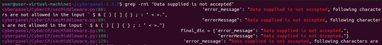 Exploit Attempt Error